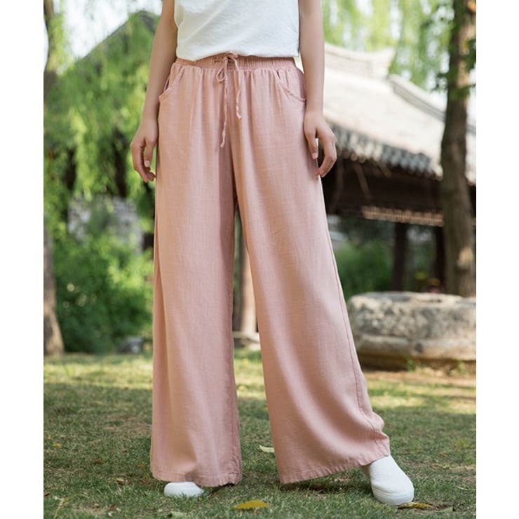 新作 リラックスワイドパンツ カジュアル | aimoha  | 詳細画像17 