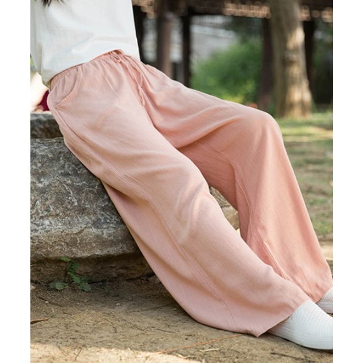 新作 リラックスワイドパンツ カジュアル | aimoha  | 詳細画像18 