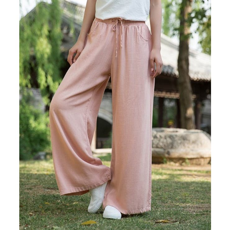 新作 リラックスワイドパンツ カジュアル | aimoha  | 詳細画像19 