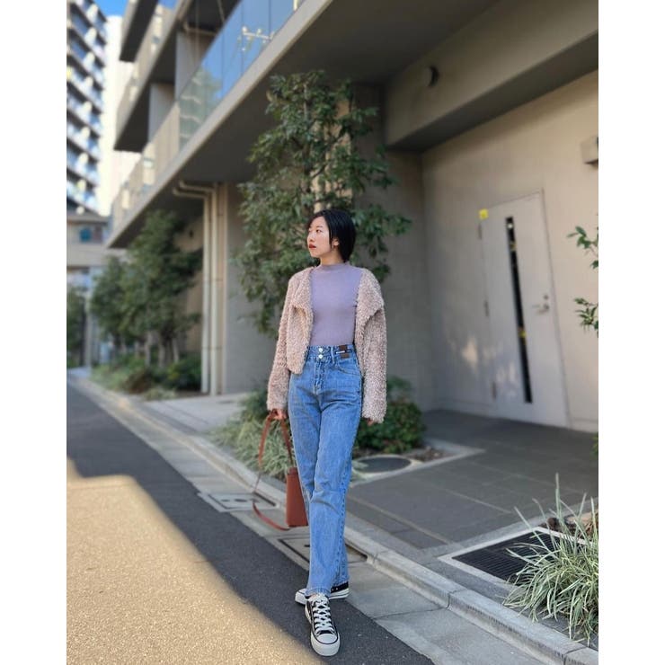 ２ボタンハイウエストストレートワイドデニムパンツ 全5色 韓国ファッション | aimoha  | 詳細画像42 