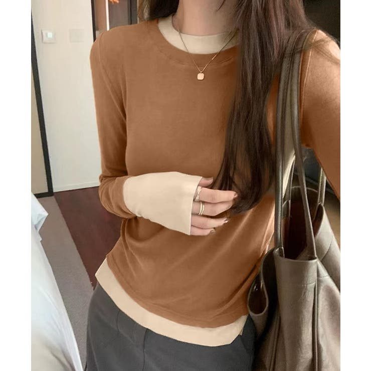 ロングスリーブベーシックTシャツ | aimoha  | 詳細画像28 