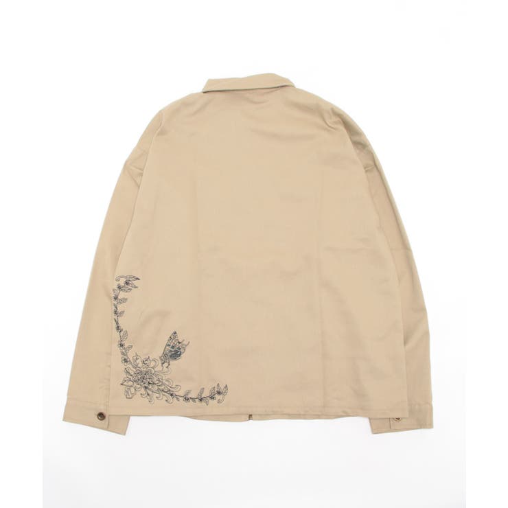 ユニセックスオリジナル蝶々ミリタリージャケット ブラウス 韓国