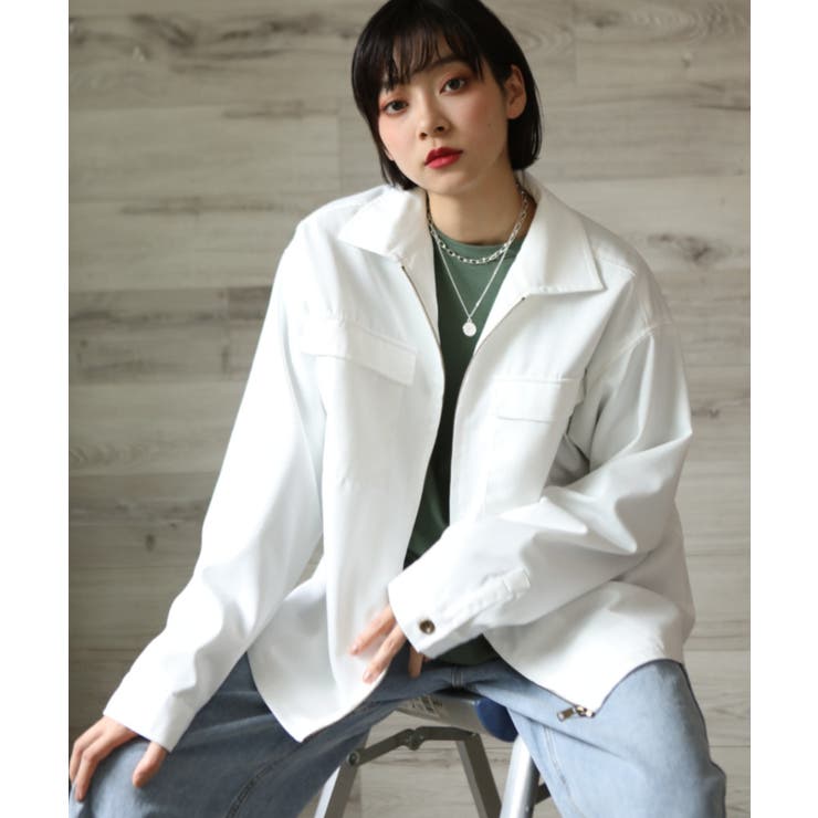 ユニセックスオリジナル蝶々ミリタリージャケット ブラウス 韓国