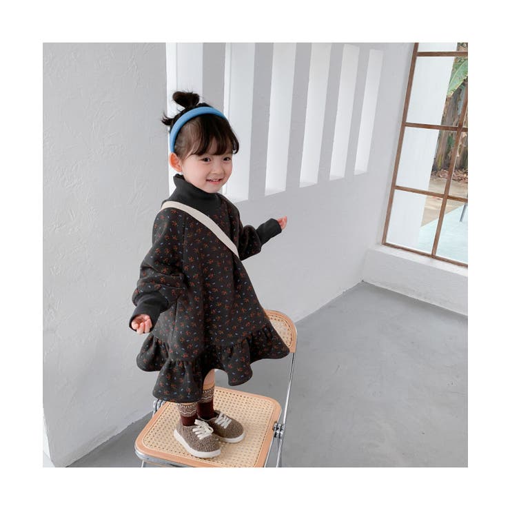 キッズ 子供服 花柄スウェットワンピース 裏フリース 品番 Xt Aimoha Kids アイモハキッズ のキッズ ファッション通販 Shoplist ショップリスト