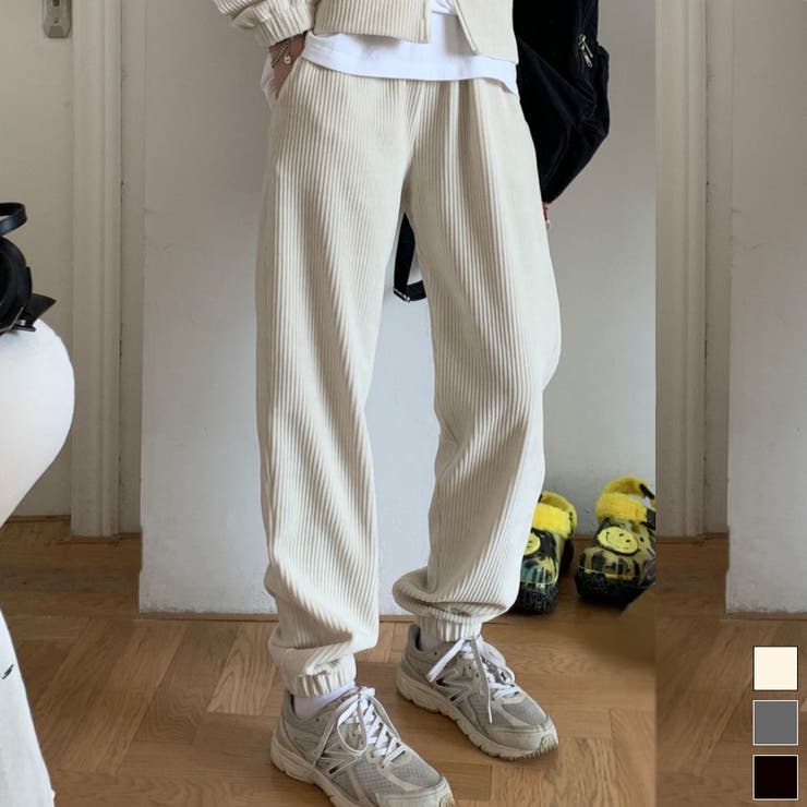 韓国風スウェットパンツ ストレートパンツ フルレングスパンツ | aimoha  | 詳細画像28 