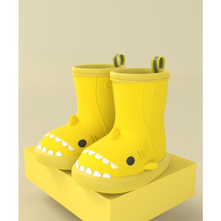イエロー | 【aimoha KIDS 】【定番】激かわいい立体的なシャーク | aimoha kids