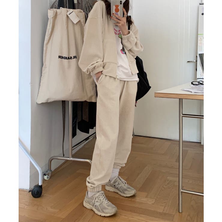 韓国風スウェットパンツ ストレートパンツ フルレングスパンツ | aimoha  | 詳細画像19 