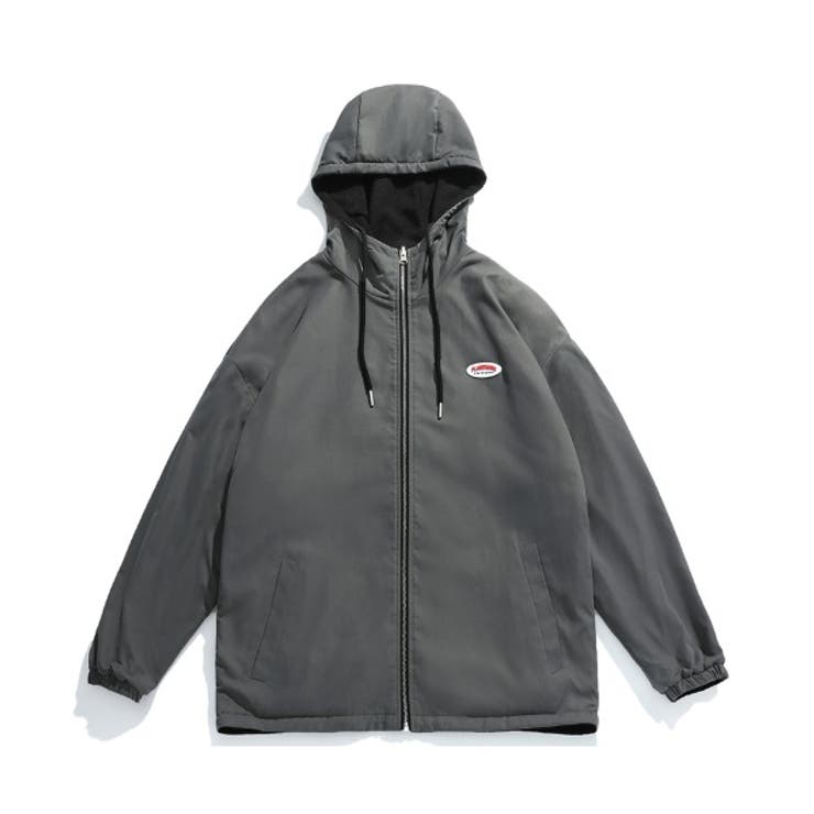 リバーシブル2WAY薄手ボアジャケット ストリート系 ロンT[品番