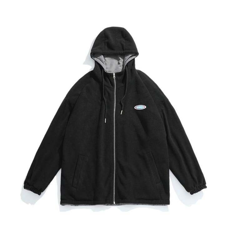 ボルコム フリース内側 モッズコート BLACK 画す