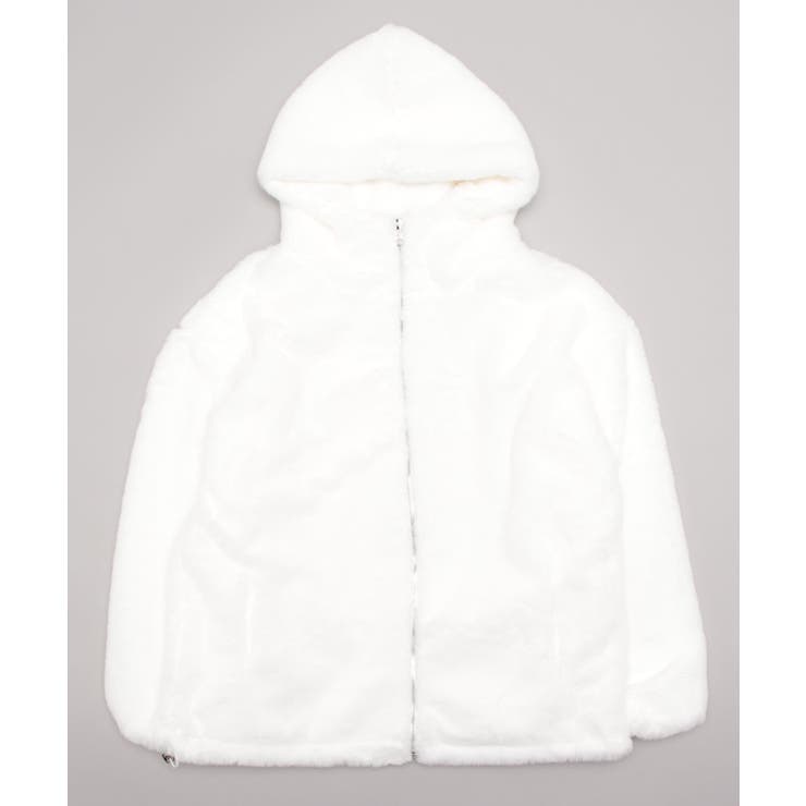 ダボっと可愛い！ビッグシルエットフェイクファーブルゾン 韓国