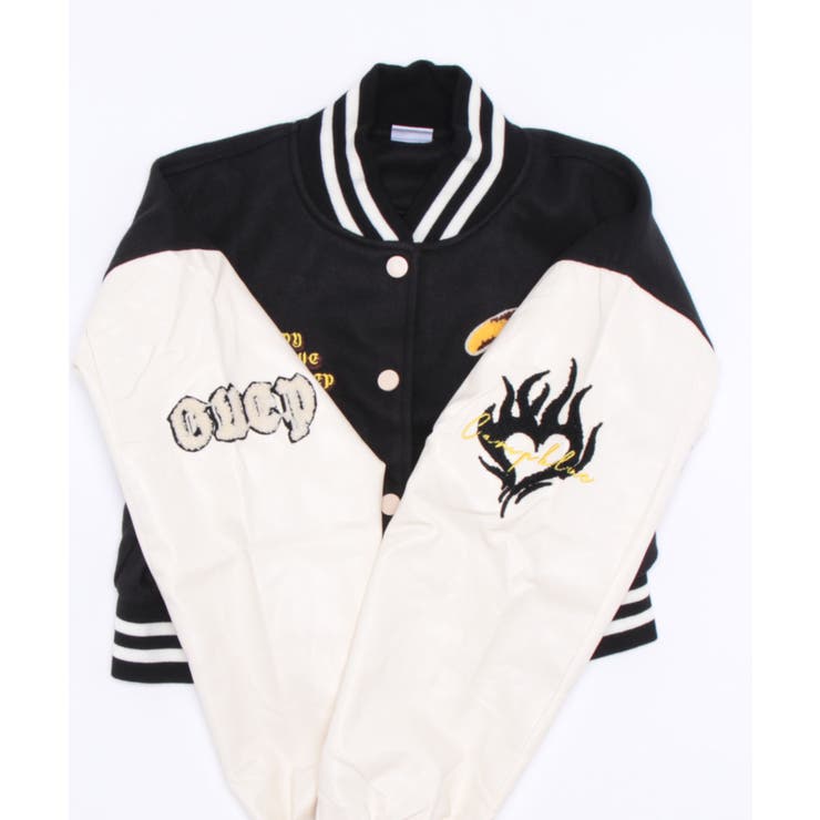 ブルゾンアメカジワッペン刺繍スタジャンジャケット クロップド丈 ストリート系 | HOOK | 詳細画像23 