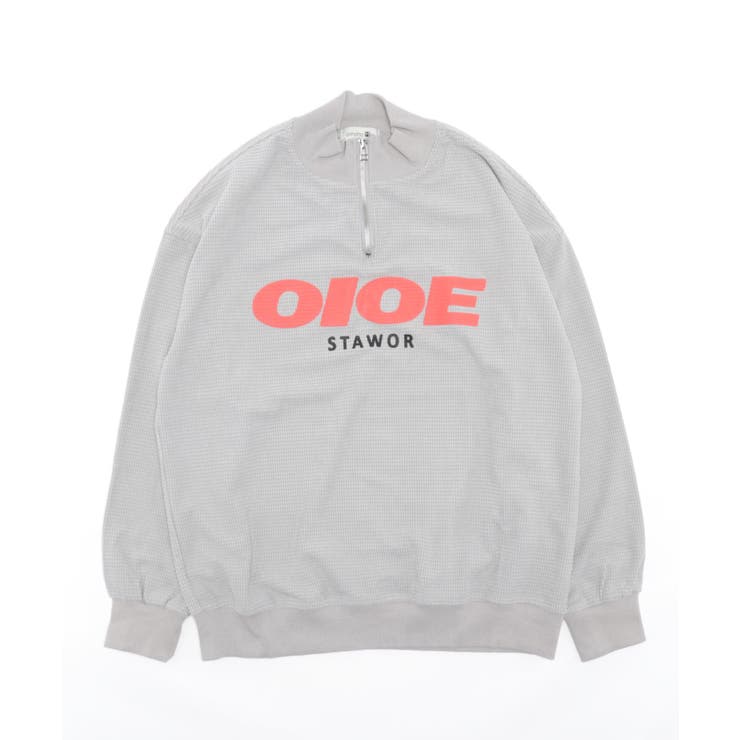 ハーフジップスウェット ストリート系 オラオラ系[品番