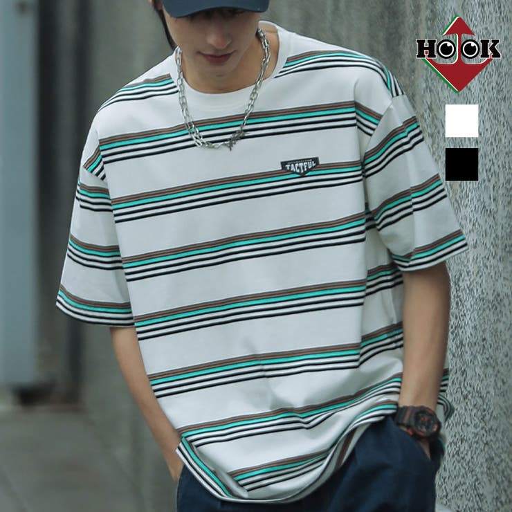 Hook 配色ボーダーtee 春服 品番 Xt Hook フック のメンズファッション通販 Shoplist ショップリスト