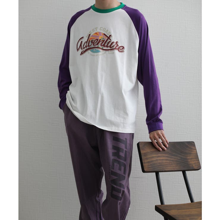 ロンT HOOK アメカジヴィンテージ風袖配色切り替えロゴプリントリンガーロング… | HOOK | 詳細画像11 