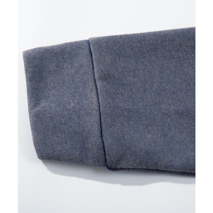 HOOK  original  アメカジパッチ刺繍デニム風ウォッシュハーフジップ | HOOK | 詳細画像8 