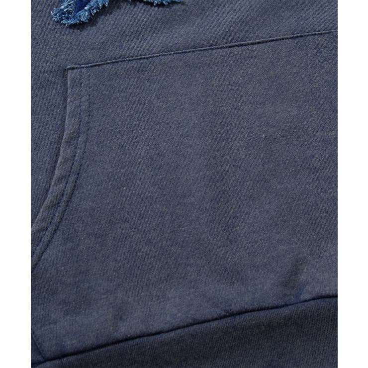 HOOK  original  アメカジパッチ刺繍デニム風ウォッシュハーフジップ | HOOK | 詳細画像9 