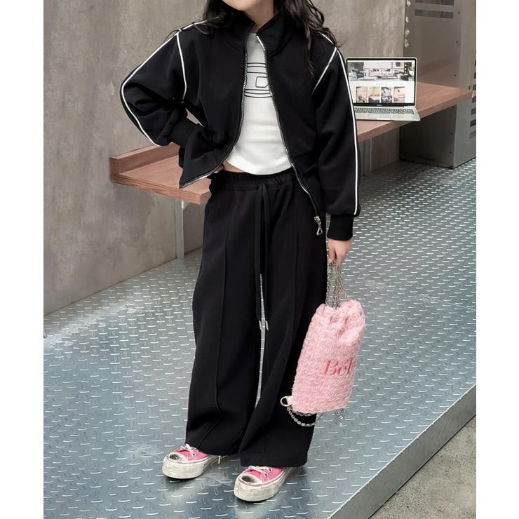 ブラック | 【aimoha KIDS】スポーティセットアップ | aimoha kids