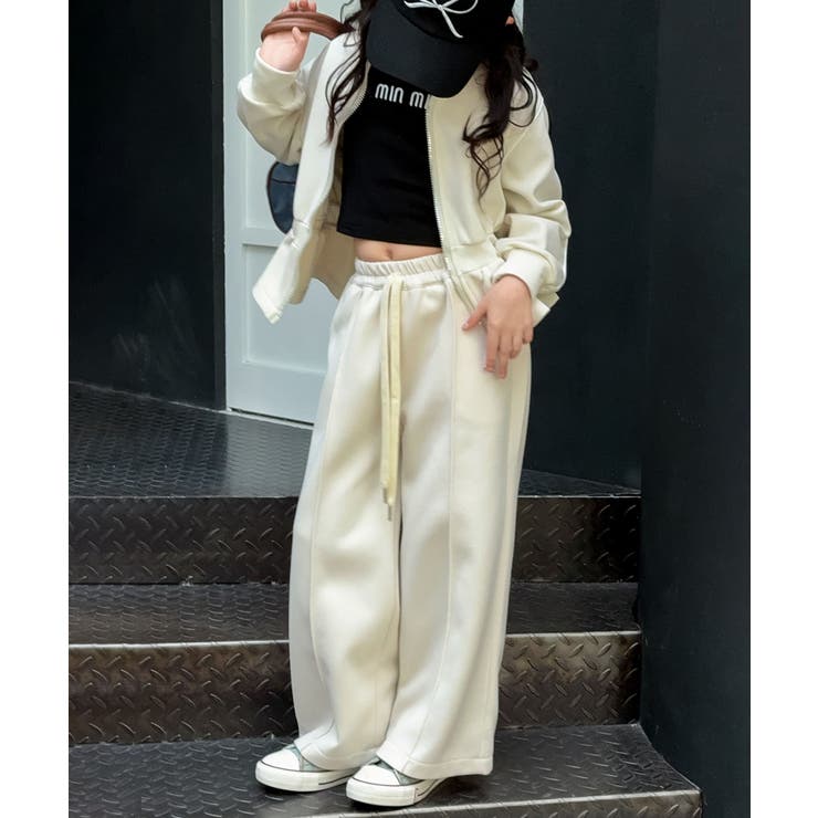 ベージュ | 【aimoha KIDS】スポーティセットアップ | aimoha kids