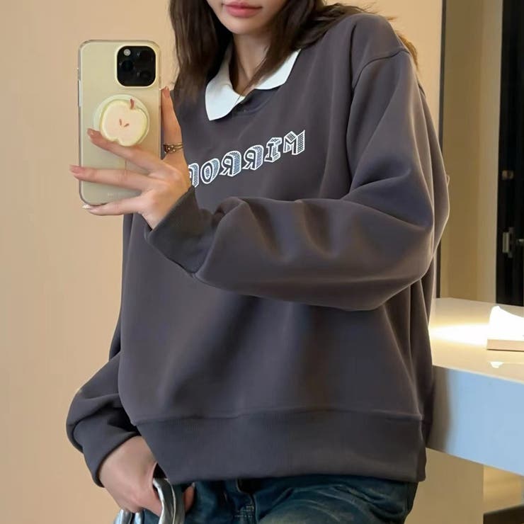 フェイクレイヤードスウェット | aimoha  | 詳細画像1 