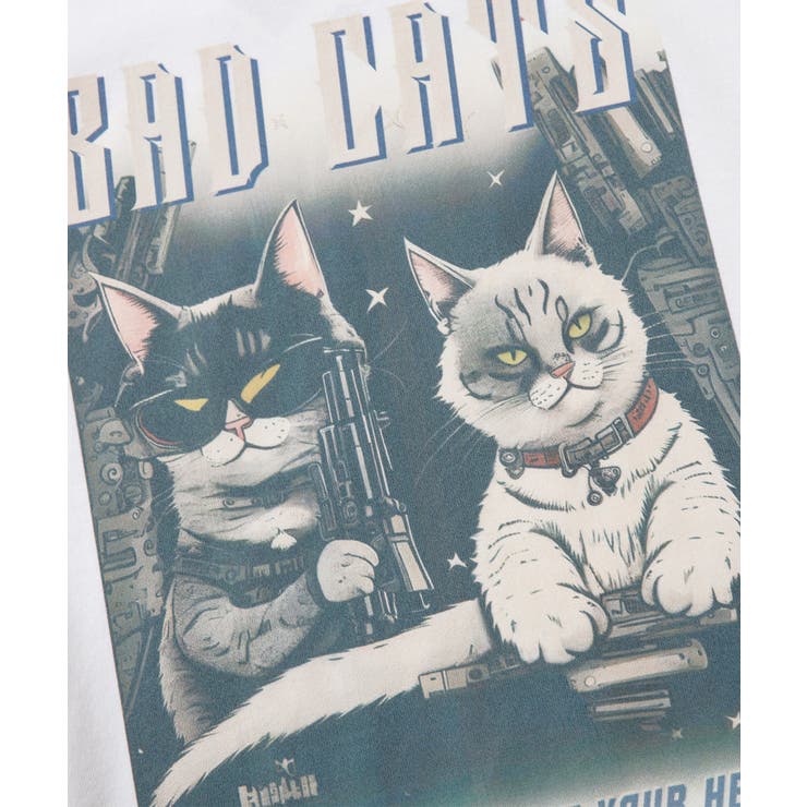 HOOK -original- にゃんにゃんマフィアプリントロンTEE | HOOK | 詳細画像31 