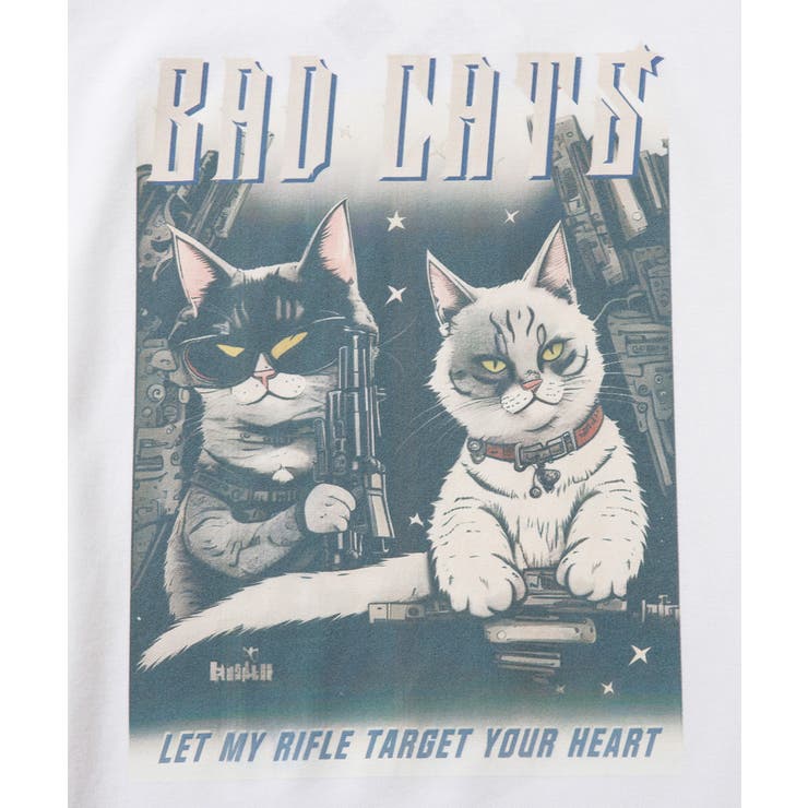 HOOK -original- にゃんにゃんマフィアプリントロンTEE | HOOK | 詳細画像32 