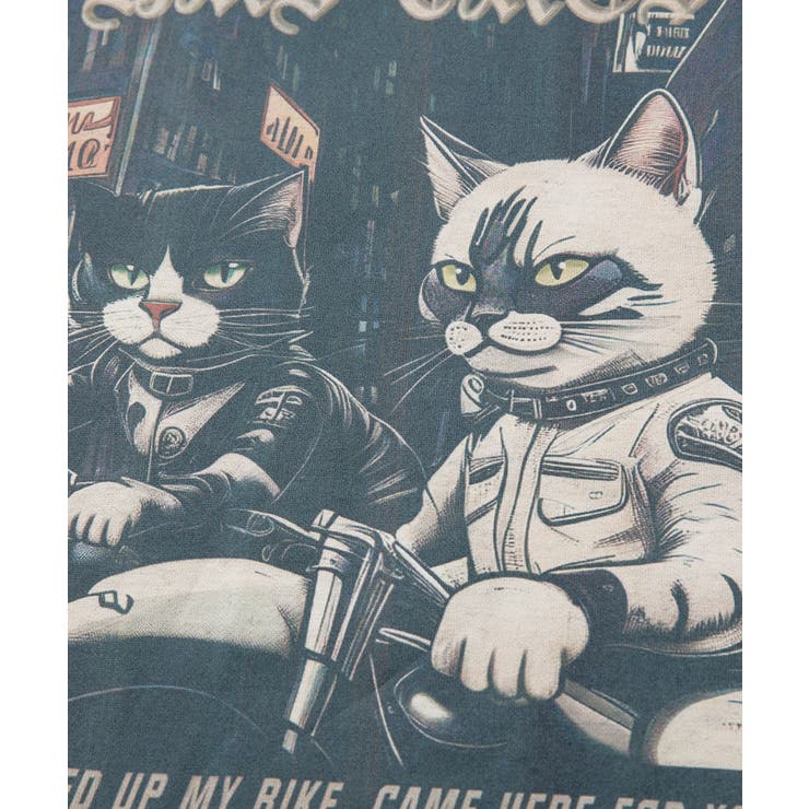 HOOK -original- にゃんにゃんマフィアプリントロンTEE | HOOK | 詳細画像37 