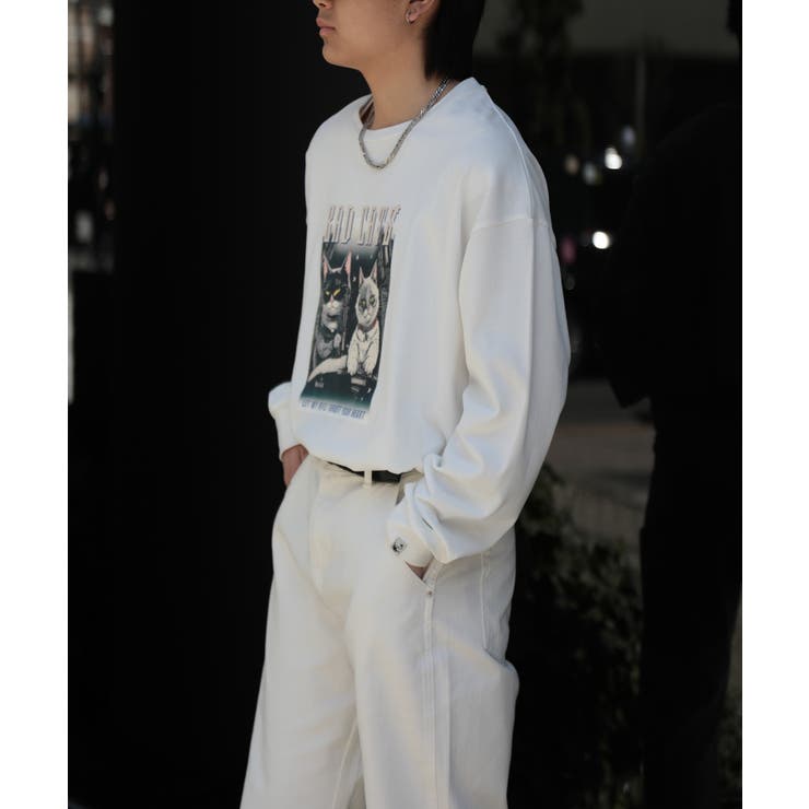 HOOK -original- にゃんにゃんマフィアプリントロンTEE | HOOK | 詳細画像5 