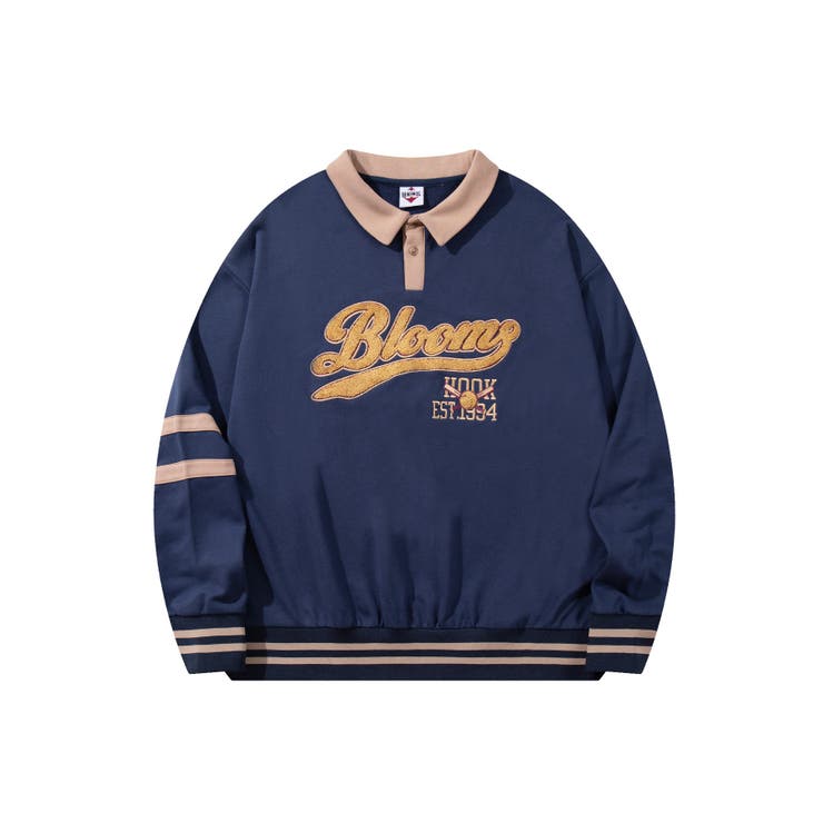 HOOK -original- アメカジサガラロゴ刺繍ポロ襟スウェット | HOOK | 詳細画像2 