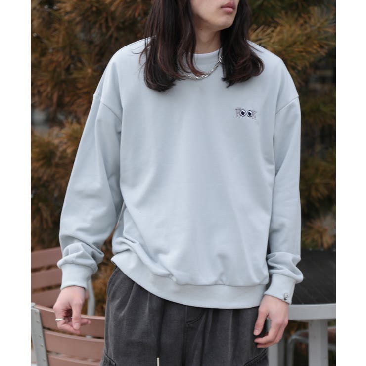 ハートパッチスウェット　RHC トレーナー スウェット HOOK -original- ゼブラ模様ハートパッチ