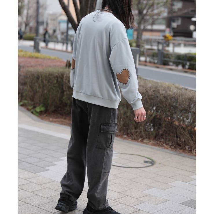 HOOK -original- ハート肘パッチ刺繍スウェット | HOOK | 詳細画像34 