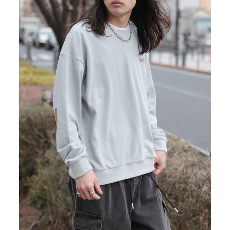 HOOK -original- ハート肘パッチ刺繍スウェット [品番：XT000012118]｜HOOK（フック）のメンズファッション通販｜SHOPLIST（ショップリスト）