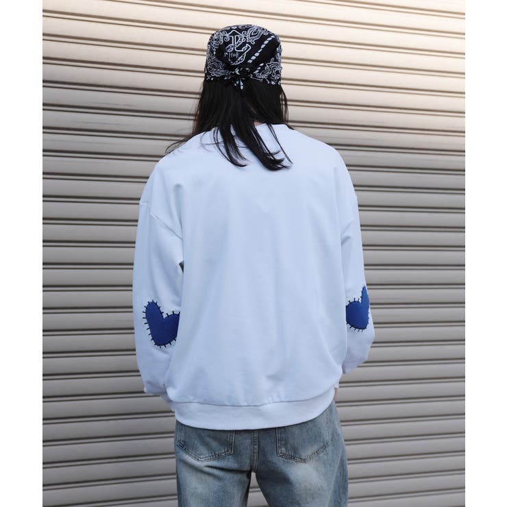 HOOK -original- ハート肘パッチ刺繍スウェット | HOOK | 詳細画像43 