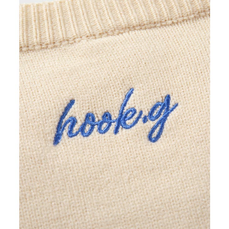 【HOOK】for girls リボン付きカーディガン ショート丈 | HOOK | 詳細画像9 