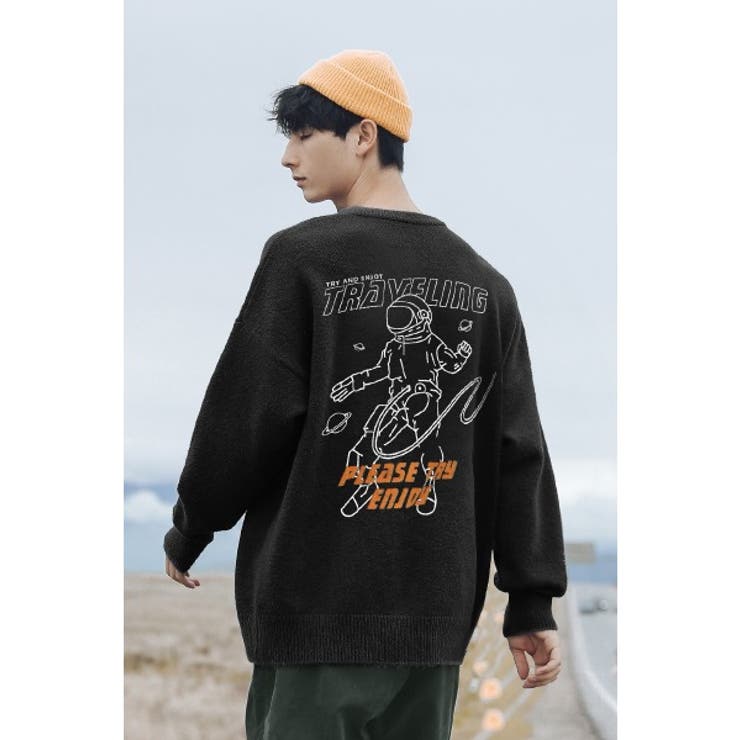 スウェット風 ニット メンズ | HOOK | 詳細画像19 