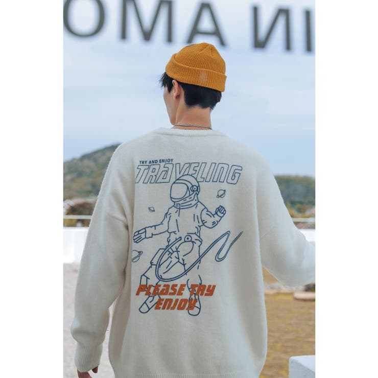 スウェット風 ニット メンズ | HOOK | 詳細画像24 