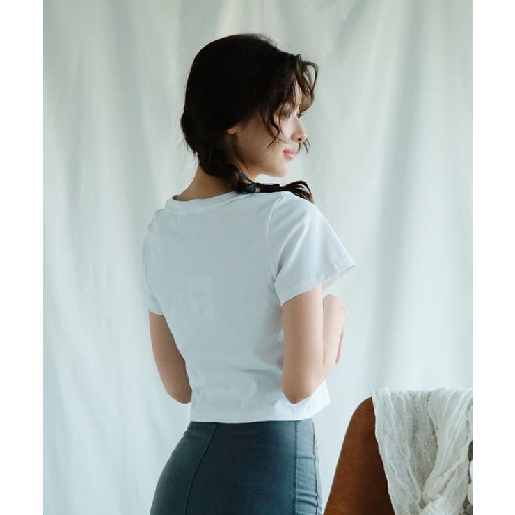 【Jasmine】パールリボン トップス Jasmine | aimoha  | 詳細画像3 