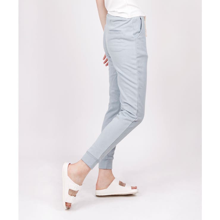 BLUE | コットンスウェットイージーパンツ 綿 スウェット | aimoha 