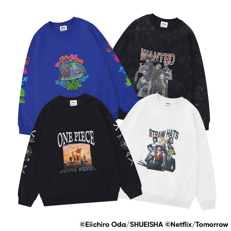 Netflixシリーズ「ONE PIECE」フロントプリントスウェット ワンピー 