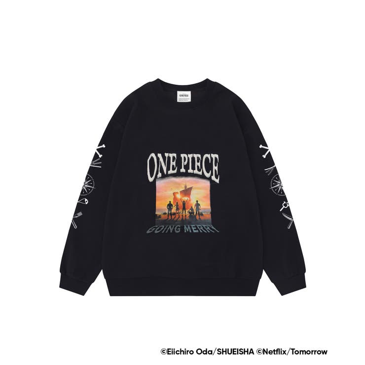 Netflixシリーズ「ONE PIECE」フロントプリントスウェット ワンピー 