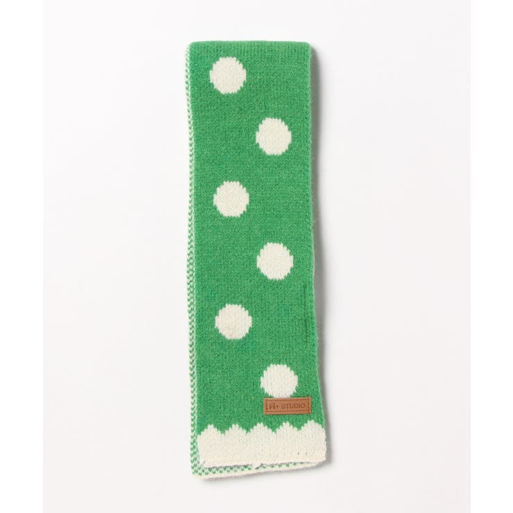 ドット模様ミニニットマフラー【AW】 | aimoha  | 詳細画像9 