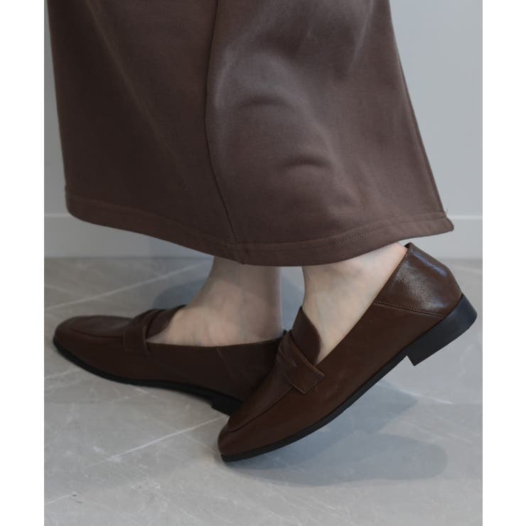 【shoes365】スクエアトゥ ローヒール ローファー | aimoha  | 詳細画像9 