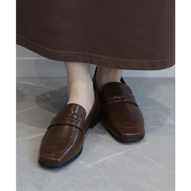 【shoes365】スクエアトゥ ローヒール ローファー | aimoha  | 詳細画像13 