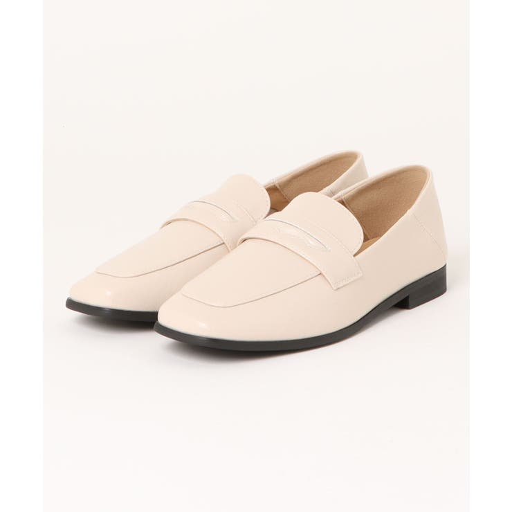 【shoes365】スクエアトゥ ローヒール ローファー | aimoha  | 詳細画像1 