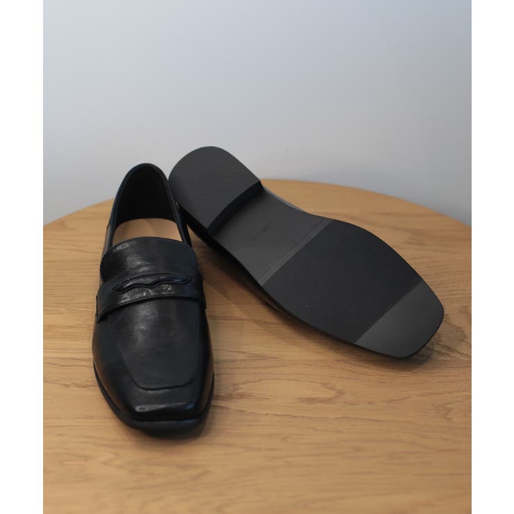 【shoes365】スクエアトゥ ローヒール ローファー | aimoha  | 詳細画像19 