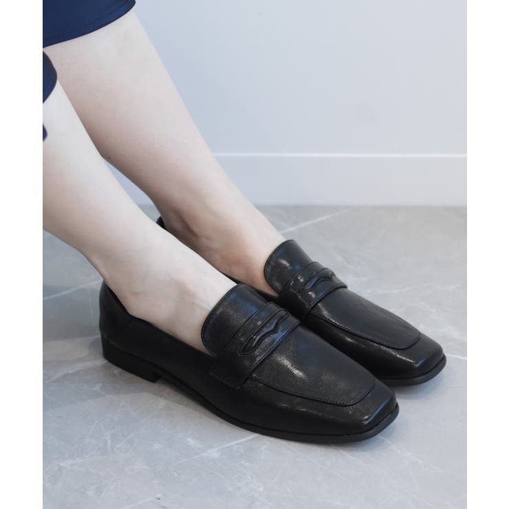 【shoes365】スクエアトゥ ローヒール ローファー | aimoha  | 詳細画像34 
