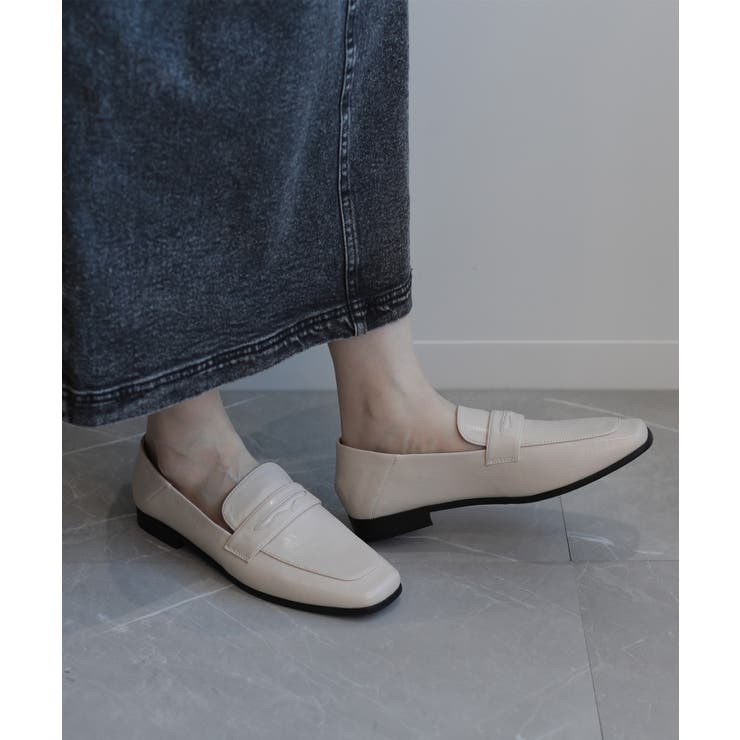 【shoes365】スクエアトゥ ローヒール ローファー | aimoha  | 詳細画像39 