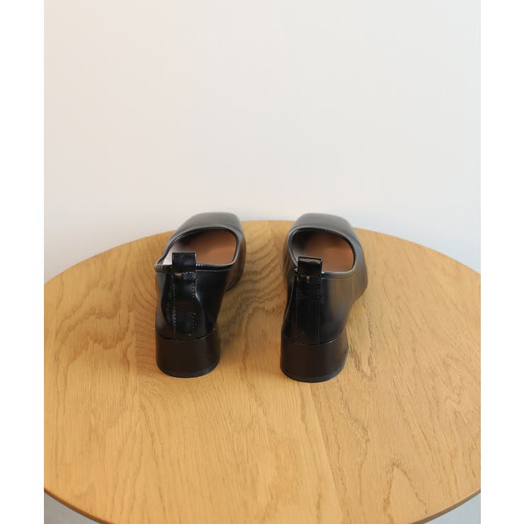 【shoes365】スクエアトゥミドルヒールソフトソールパンプス | aimoha  | 詳細画像2 