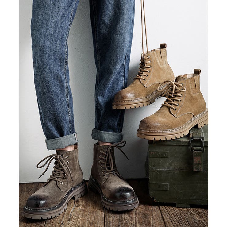 【shoes365】ワークショートブーツ | aimoha men | 詳細画像8 