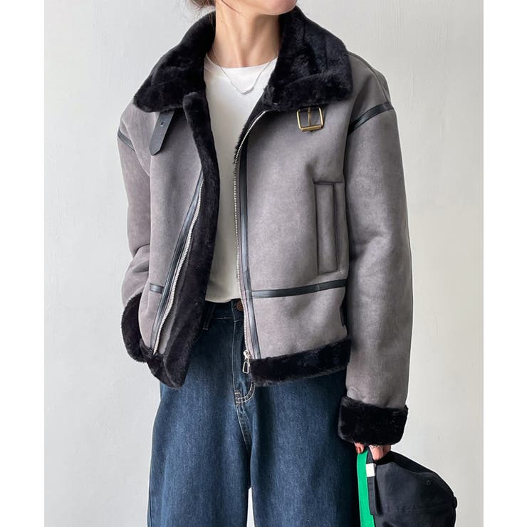 ムートンジャケット Ladies Jacket[品番：XT000006098]｜aimoha  （アイモハ）のレディースファッション通販｜SHOPLIST（ショップリスト）