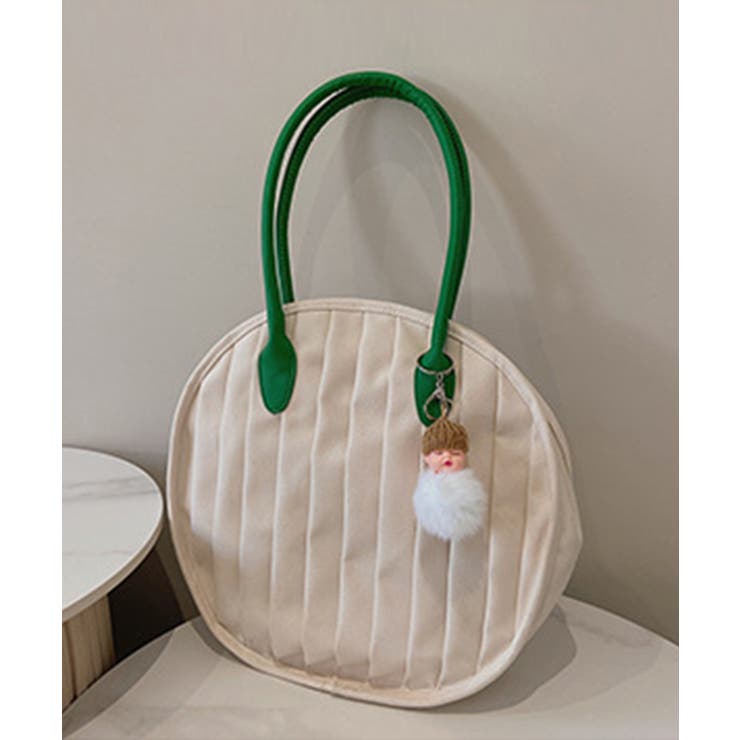 ホワイト | 中綿ハンドバッグ 韓国ファッション レディース | aimoha 